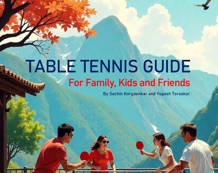 Published My 3rd Book: Table Tennis Guide for Family, Kids & Friends (Co-authored)